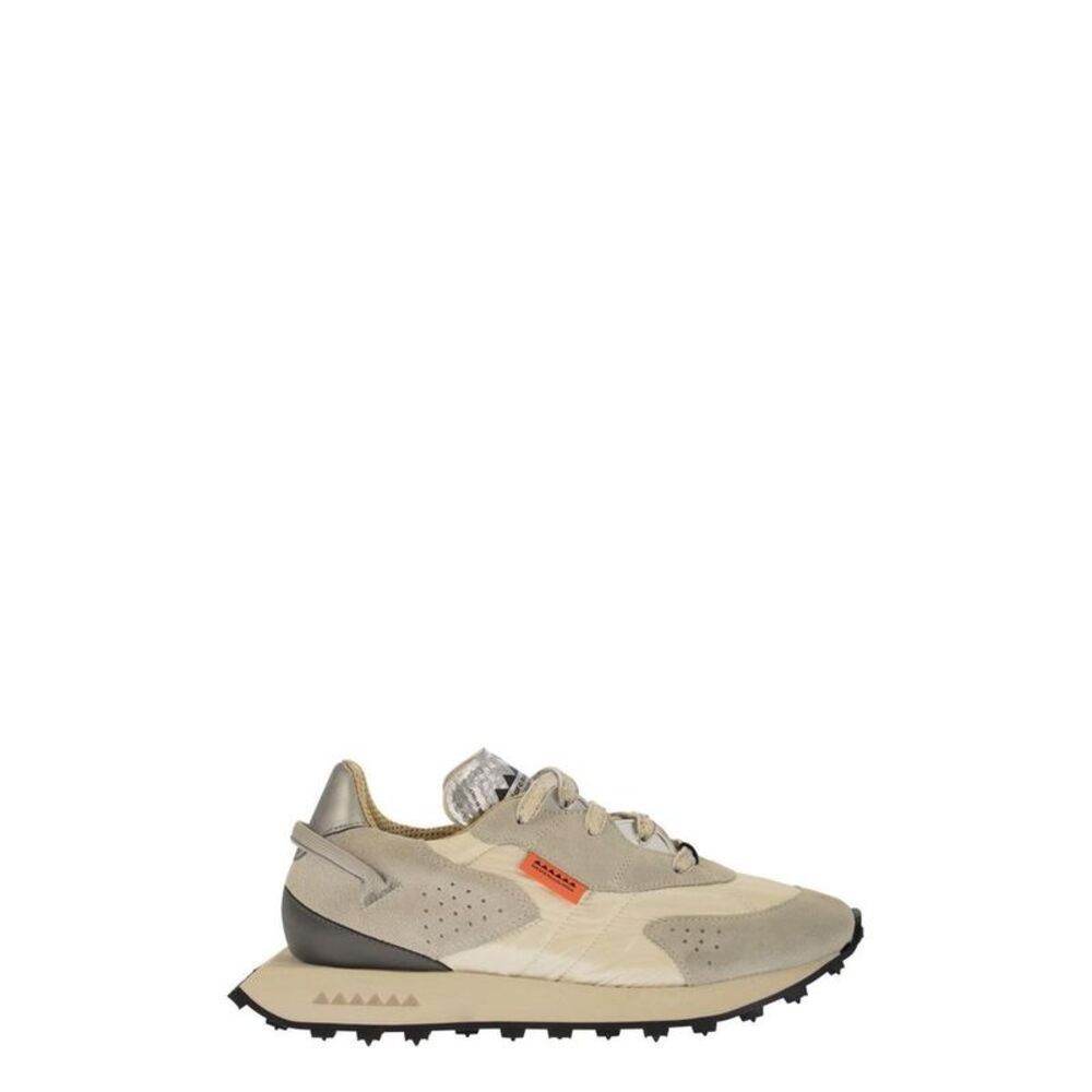 RUN OF Men's Mixed Material Lifestyle Sneakers Men SAND
